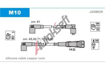 JANMOR Sada kabel pro zapalovn JNM M10, M10