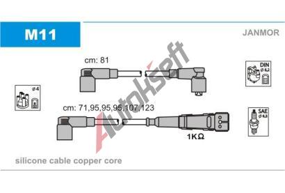 JANMOR Sada kabel pro zapalovn JNM M11, M11