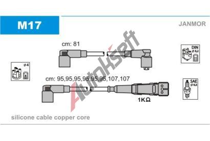 JANMOR Sada kabel� pro zapalov�n� JNM M17, M17