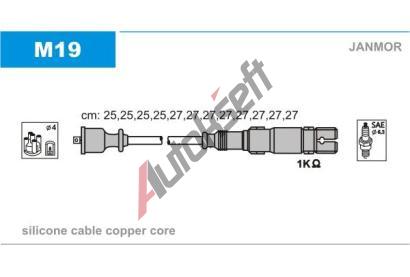 JANMOR Sada kabel pro zapalovn JNM M19, M19