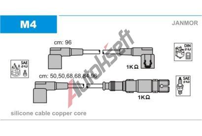 JANMOR Sada kabel pro zapalovn JNM M4, M4