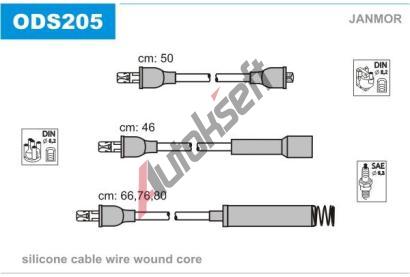 JANMOR Sada kabel pro zapalovn JNM ODS205, ODS205