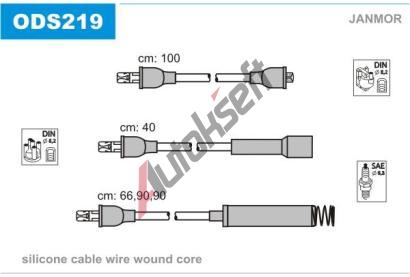 JANMOR Sada kabel pro zapalovn JNM ODS219, ODS219
