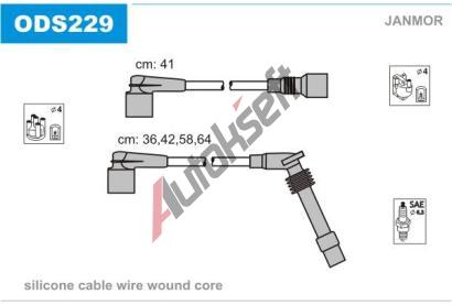 JANMOR Sada kabel pro zapalovn JNM ODS229, ODS229