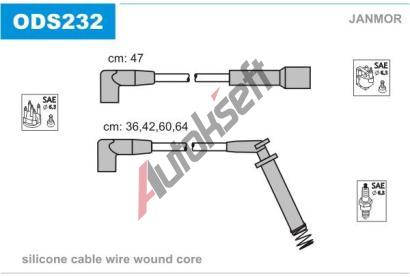 JANMOR Sada kabel pro zapalovn JNM ODS232, ODS232
