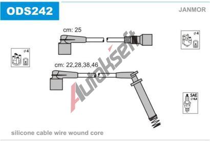 JANMOR Sada kabel pro zapalovn JNM ODS242, ODS242