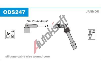 JANMOR Sada kabel pro zapalovn JNM ODS247, ODS247