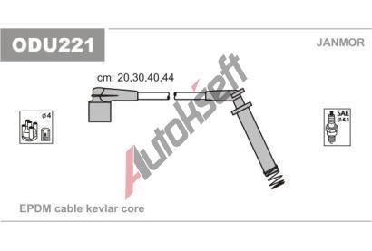 JANMOR Sada kabel� pro zapalov�n� JNM ODU221, ODU221