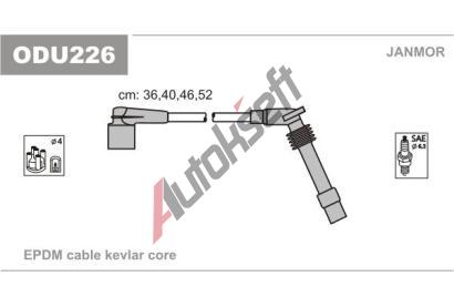 JANMOR Sada kabel pro zapalovn JNM ODU226, ODU226
