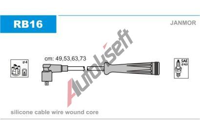 JANMOR Sada kabel pro zapalovn JNM RB16, RB16