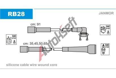 JANMOR Sada kabel pro zapalovn JNM RB28, RB28