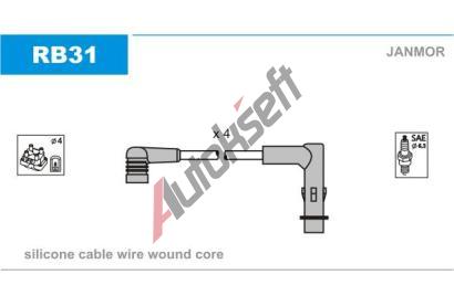 JANMOR Sada kabel pro zapalovn JNM RB31, RB31
