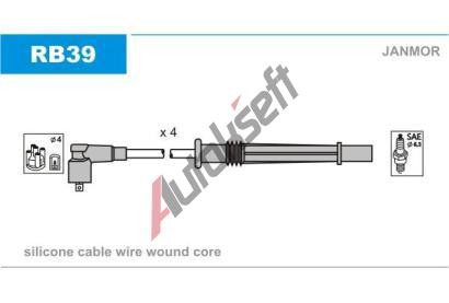 JANMOR Sada kabel pro zapalovn JNM RB39, RB39