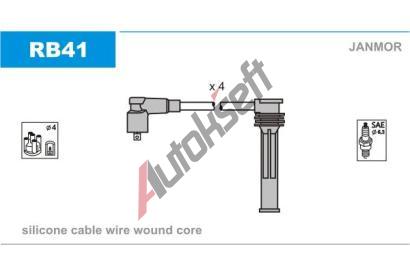 JANMOR Sada kabel pro zapalovn JNM RB41, RB41