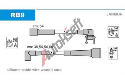 JANMOR Sada kabel pro zapalovn JNM RB9, RB9