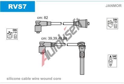 JANMOR Sada kabel pro zapalovn JNM RVS7, RVS7