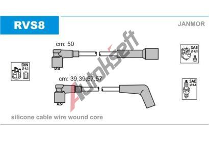 JANMOR Sada kabel pro zapalovn JNM RVS8, RVS8