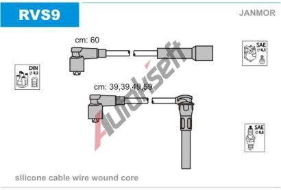 JANMOR Sada kabel pro zapalovn JNM RVS9, RVS9