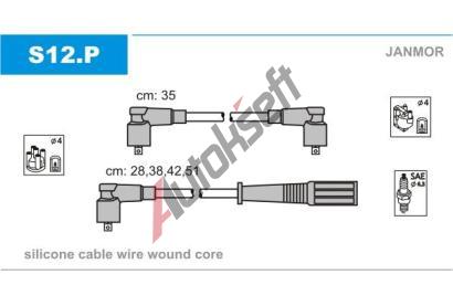JANMOR Sada kabel pro zapalovn JNM S12.P, S12.P