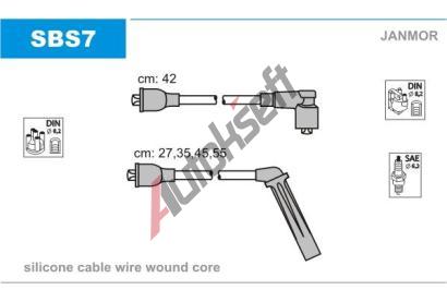 JANMOR Sada kabel pro zapalovn JNM SBS7, SBS7