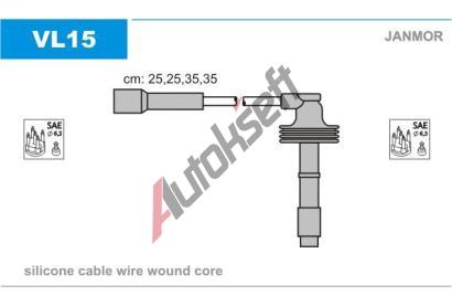 JANMOR Sada kabel pro zapalovn JNM VL15, VL15