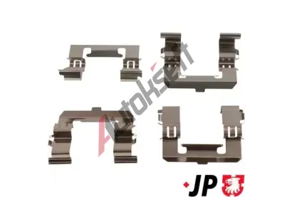 JP GROUP Sada příslušenství obložení kotoučové brzdy JP JPG 1564004210, 1564004210 JP GROUP Sada příslušenství obložení kotoučové brzdy JP JPG 1564004210, 1564004210