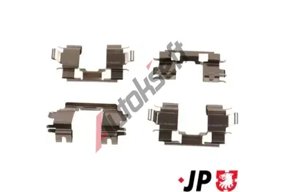 JP GROUP Sada příslušenství obložení kotoučové brzdy JP JPG 3464002910, 3464002910 JP GROUP Sada příslušenství obložení kotoučové brzdy JP JPG 3464002910, 3464002910