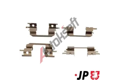 JP GROUP Sada příslušenství obložení kotoučové brzdy JP JPG 4664001110, 4664001110 JP GROUP Sada příslušenství obložení kotoučové brzdy JP JPG 4664001110, 4664001110