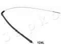 JAPKO Tažné lanko parkovací brzdy JPK 131124L, 131124L