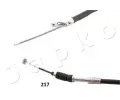JAPKO Tažné lanko parkovací brzdy JPK 131217, 131217