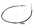 JAPKO Tažné lanko parkovací brzdy JPK 131264L, 131264L