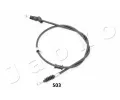 JAPKO Tažné lanko parkovací brzdy JPK 131503, 131503