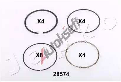 JAPKO Pístní kroužek JPK 428574J, 428574J JAPKO Pístní kroužek JPK 428574J, 428574J