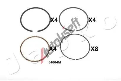 JAPKO Pístní kroužek JPK 434004JM, 434004JM JAPKO Pístní kroužek JPK 434004JM, 434004JM