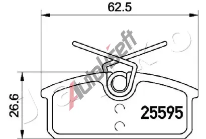 JAPKO Sada brzdov�ch desti�ek JPK 510705, 510705
