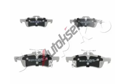 JAPKO Sada brzdových destiček JPK 51225, 51225 JAPKO Sada brzdových destiček JPK 51225, 51225