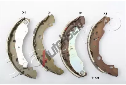 JAPKO Sada brzdových čelistí JPK 55117, 55117 JAPKO Sada brzdových čelistí JPK 55117, 55117
