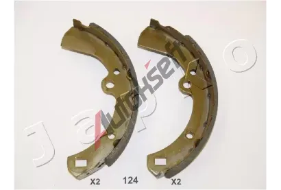 JAPKO Sada brzdových čelistí JPK 55124, 55124 JAPKO Sada brzdových čelistí JPK 55124, 55124