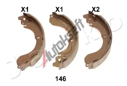 JAPKO Sada brzdových čelistí JPK 55146, 55146 JAPKO Sada brzdových čelistí JPK 55146, 55146