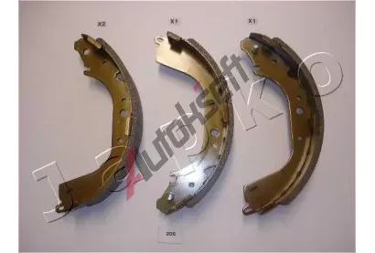 JAPKO Sada brzdov�ch �elist� JPK 55205, 55205