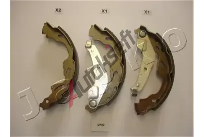 JAPKO Sada brzdových čelistí JPK 55212, 55212 JAPKO Sada brzdových čelistí JPK 55212, 55212