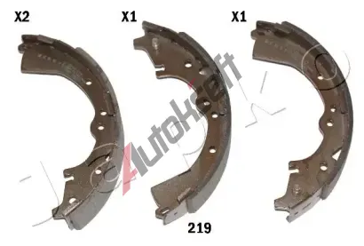 JAPKO Sada brzdov�ch �elist� JPK 55219, 55219