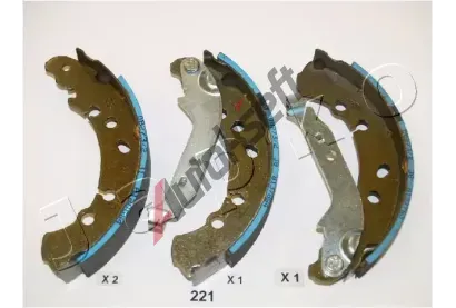 JAPKO Sada brzdových čelistí JPK 55221, 55221 JAPKO Sada brzdových čelistí JPK 55221, 55221