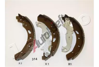 JAPKO Sada brzdov�ch �elist� JPK 55314, 55314