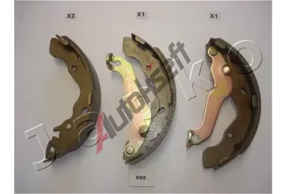 JAPKO Sada brzdových čelistí JPK 55592, 55592 JAPKO Sada brzdových čelistí JPK 55592, 55592