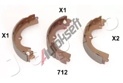 JAPKO Sada brzdových čelistí JPK 55712, 55712 JAPKO Sada brzdových čelistí JPK 55712, 55712