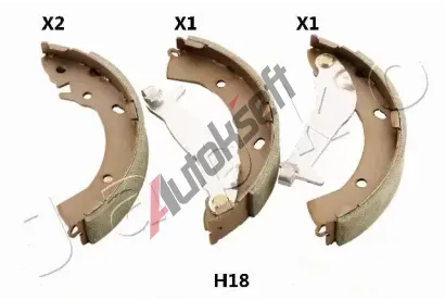 JAPKO Sada brzdov�ch �elist� JPK 55H18, 55H18