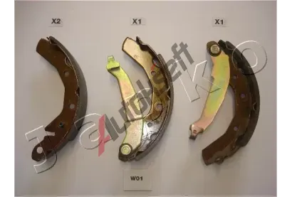 JAPKO Sada brzdových čelistí JPK 55W01, 55W01 JAPKO Sada brzdových čelistí JPK 55W01, 55W01
