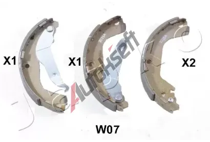 JAPKO Sada brzdov�ch �elist� JPK 55W07, 55W07