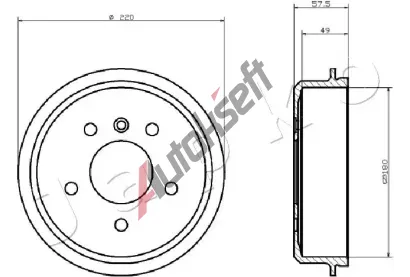 JAPKO Brzdov� buben JPK 560500, 560500